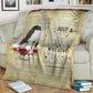 Book Just A Girl Who Loves Books Personalized Flannel Blanket For Relaxing At Home And Travel