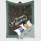 Camping Play All Night Personalized Flannel Blanket For Living Room And Bedroom Styling