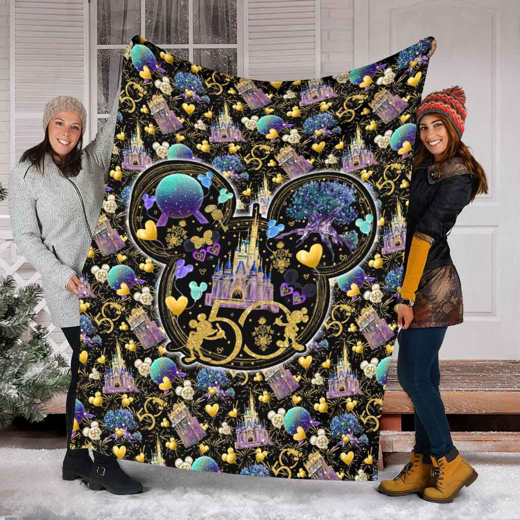 Retro Celebration Cartoon Flannel Blanket For Cozy Bedroom And Sofa Decor