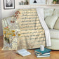 Family Dear Mom Mothers Day Scrapbooking Flannel Blanket For Relaxing At Home And Travel