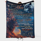 Wolf To My Mom Thank You Flannel Blanket For Living Room And Bedroom Styling