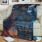 Wolf To My Mom Thank You Flannel Blanket For Bed Sofa And Reading Nook Decor