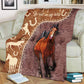 Horse I Asked God For A True Friend Flannel Blanket For Living Room And Bedroom Styling