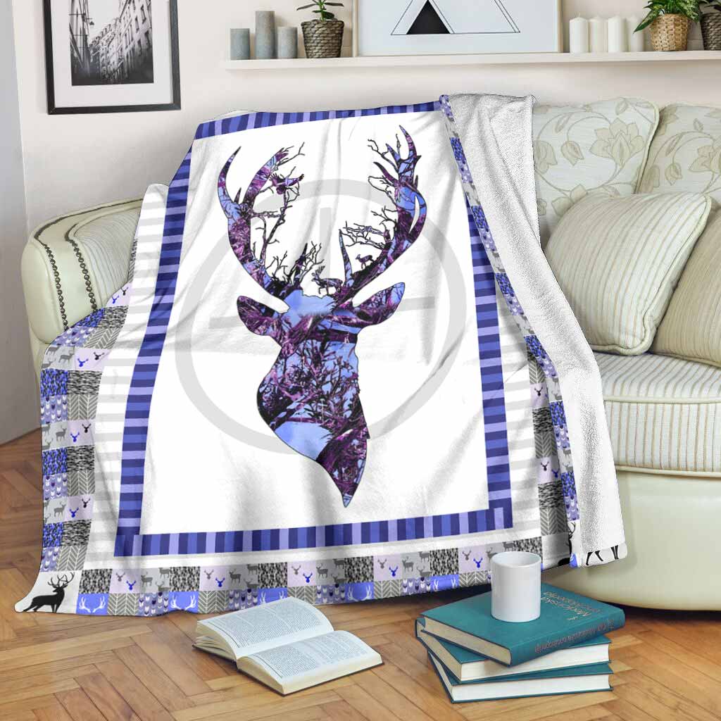 Hunting Love Hunting Forever Flannel Blanket For Soft Bed Couch And Home Comfort