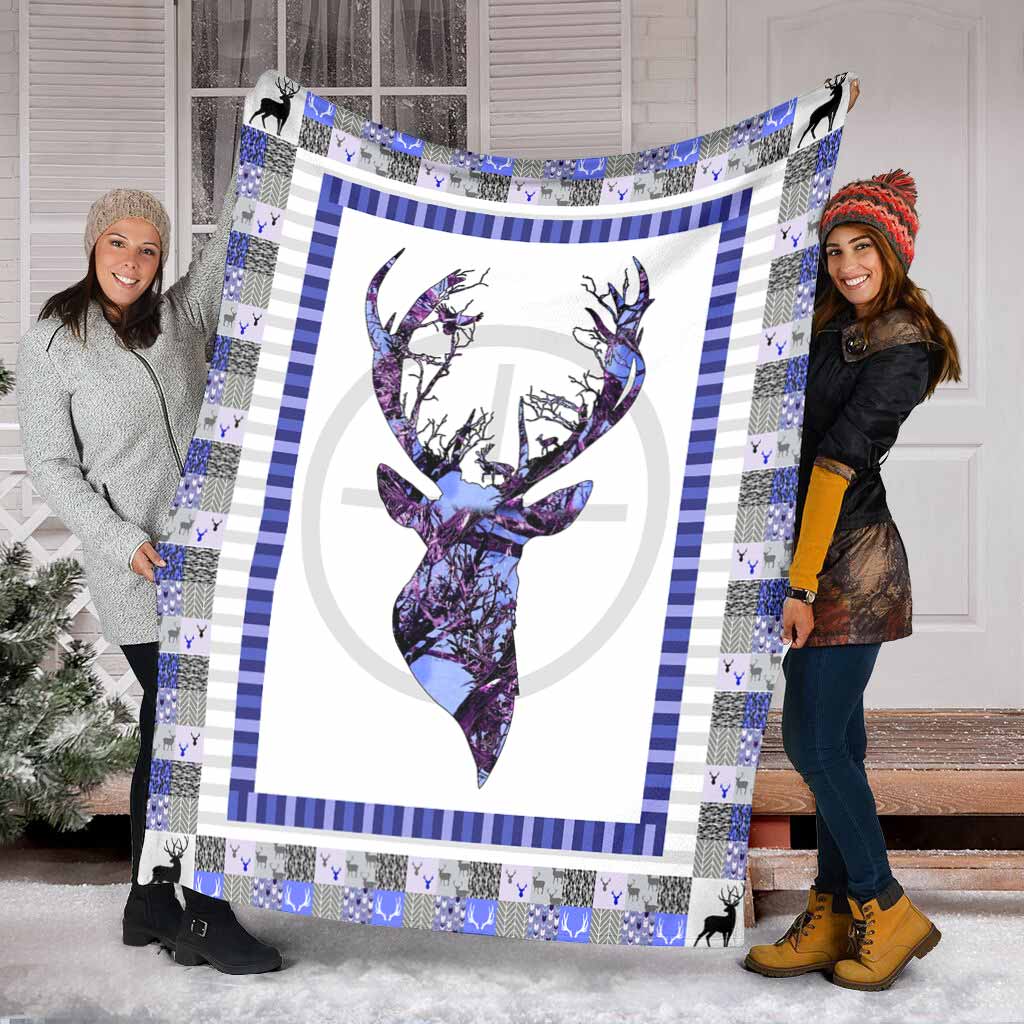 Hunting Love Hunting Forever Flannel Blanket For Relaxing At Home And Travel
