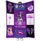 Fibromyalgia Awareness Fight Like A Warrior 50 x 60 Inch Flannel Blanket For Cozy Bedroom And Sofa Decor