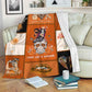 Multiple Sclerosis Awareness Flannel Blanket For Relaxing At Home And Travel