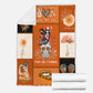 Multiple Sclerosis Awareness Flannel Blanket For Cozy Home Lounging And Gifting