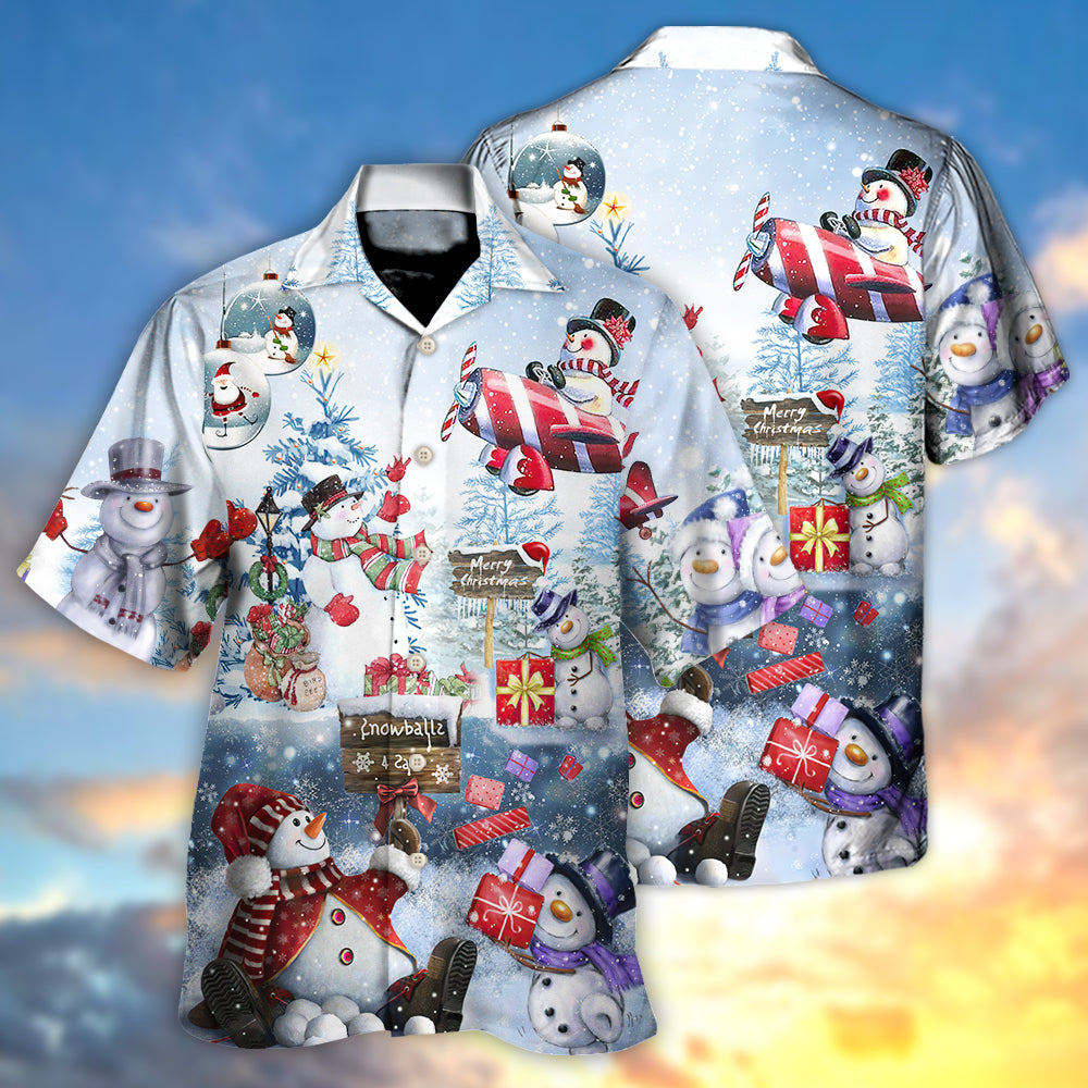 Snowman Love Never Melts Edition – Hawaiian Shirt