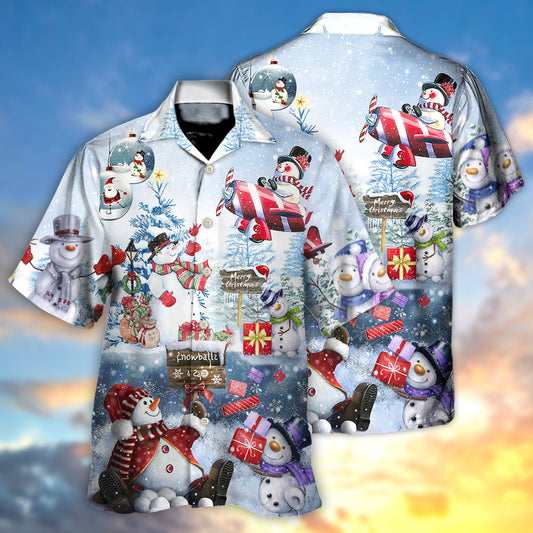 Snowman Love Never Melts Edition – Hawaiian Shirt