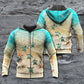 Turtle We Love The Ocean Art - 3D Hoodie