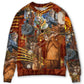 Jazz Music Lover Cat Style – Sweater - Ugly Christmas Sweater