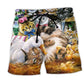 Ducks And Cats Cute Animals – Beach Short