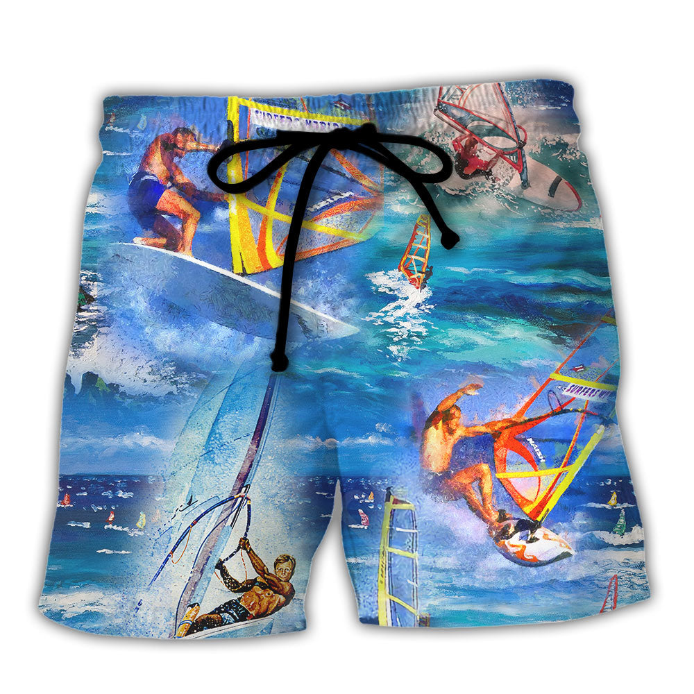 Surfing Don’t Be Jealous Because I Surf Better – Beach Short