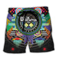 Rock Music Lover Colorful Style – Beach Short