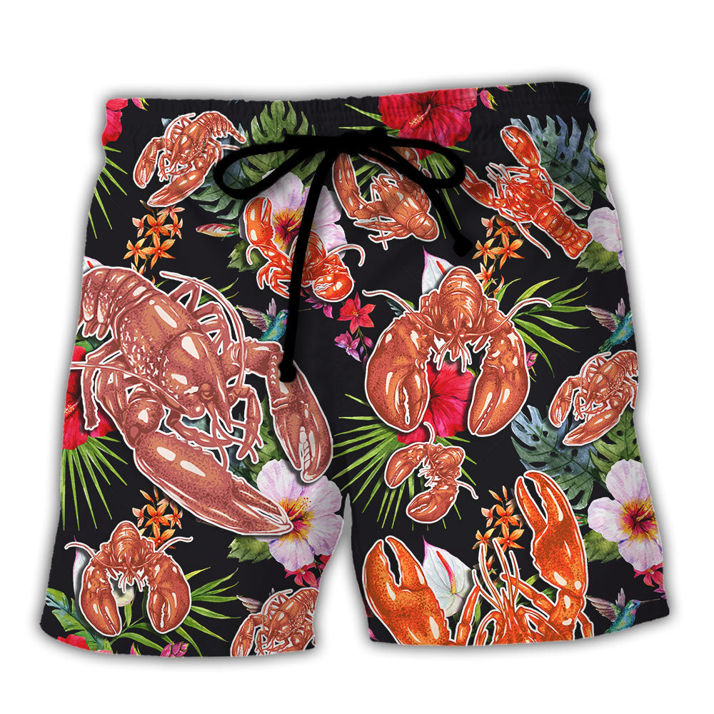 Lobster Queen Of The Ocean Tropical Style – Beach Short