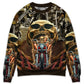 Stay Wild Skull Inspirational Style – Sweater - Ugly Christmas Sweater