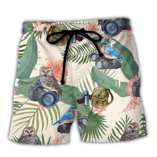 Bird Watching This Is My Bird Watching Tropical Style - Beach Short