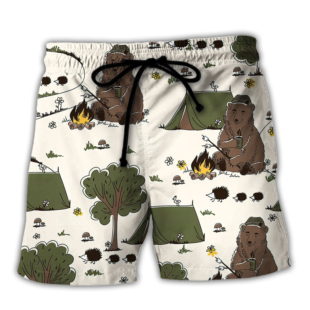 Camping Welcome To Our Campsite Outdoor Vibe – Beach Short