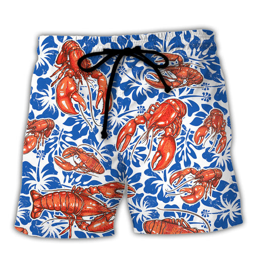 Lobster Party Like A Lob Star Tropical Humor – Beach Short