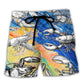 Lobstering Feed Me Crawfish And Tell Me I’m Pretty Funny Seafood - Beach Short