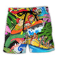 River Rafting Team Funny Tropical – Beach Short