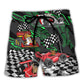 Animal Formula Racing Funny Speed Lover – Beach Short