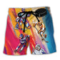 Ice Hockey Lifestyle Sport Art – Beach Short