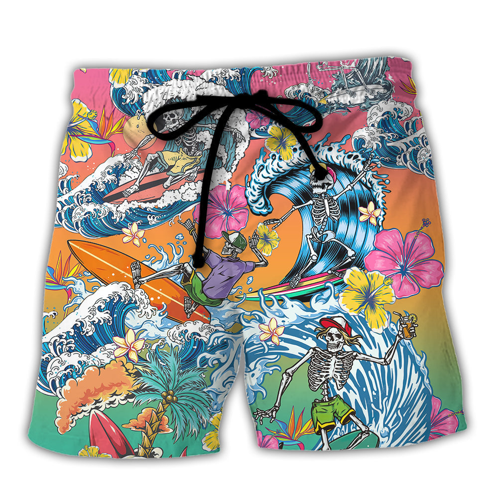 Paddleboarding Saved Me Funny Paddleboarder Quote - Beach Short