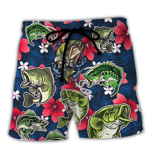 Fishing Bad Day Fishing Beats Good Day At Work - Beach Short