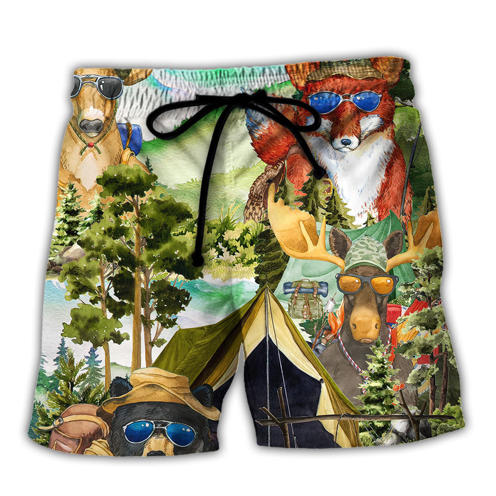 Camping Squad Classy Sassy Animals – Beach Short