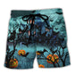 Halloween Pumpkins Night Dark Style – Beach Short