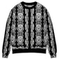 Black And White Diamond Skull Pattern – Sweater - Ugly Christmas Sweater