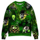 Skull Bold Attitude Art Style – Sweater - Ugly Christmas Sweater