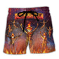 Festival Desert Fire Art Style – Beach Short