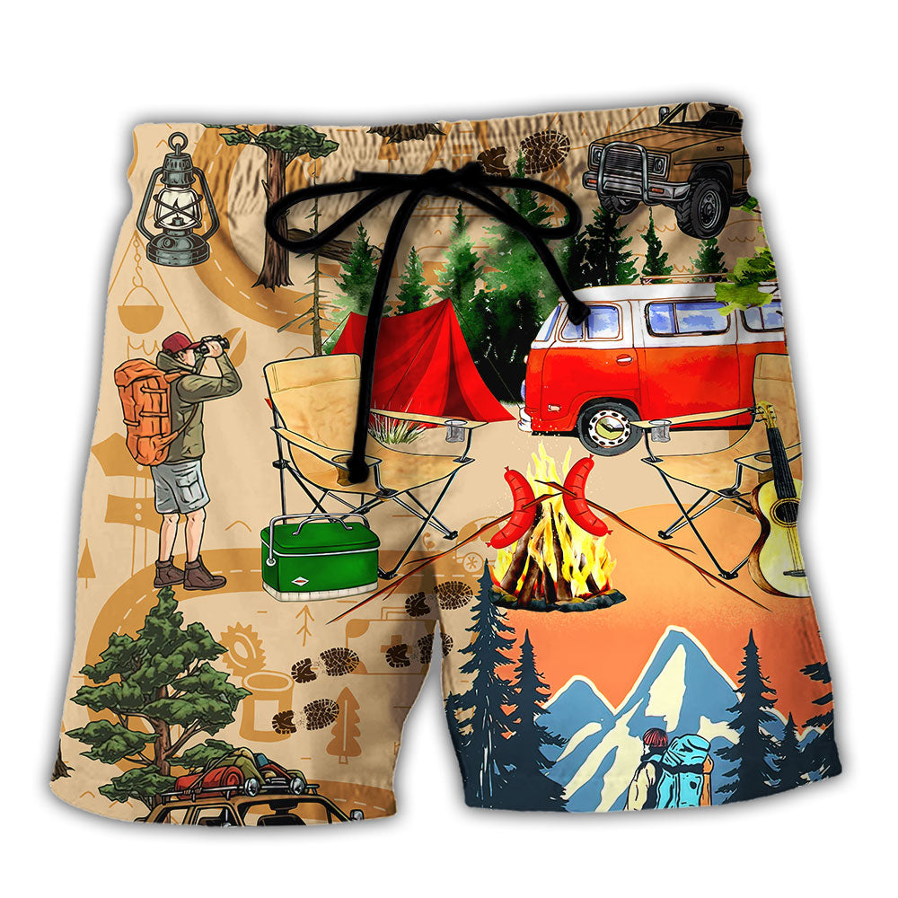 Camping It’s All Fun And Games – Beach Short