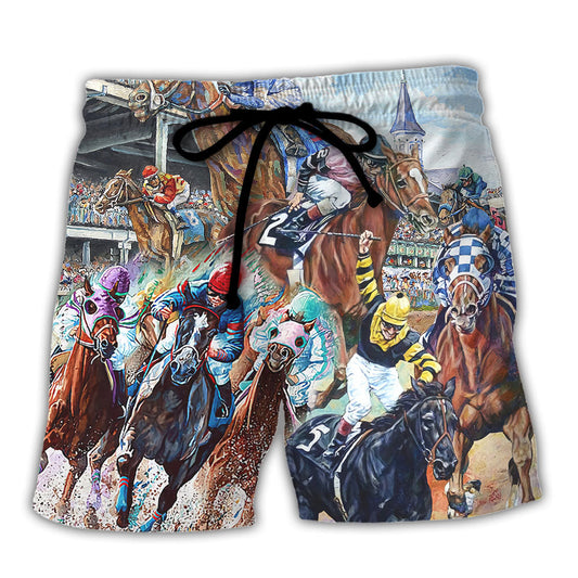 Horse Riding Buy Me A Horse Then We Can Talk - Beach Short