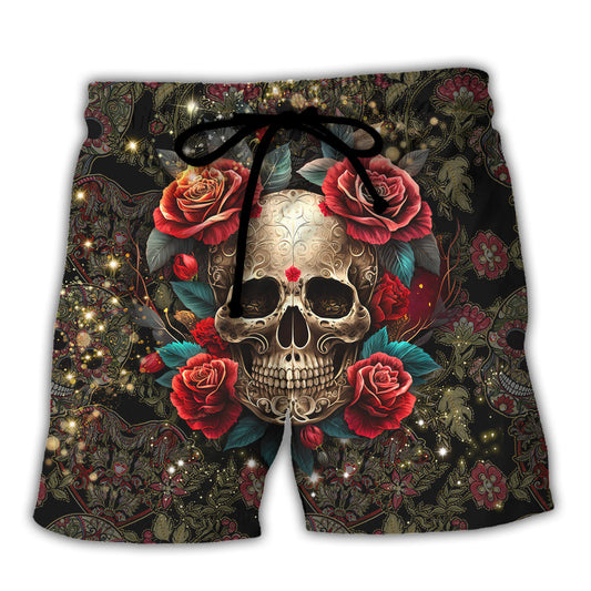 Festival Day Of The Dead Celebrate And Remember Theme – Beach Short