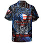 Skull America Live It Love It Or Get The Hell Out - Hawaiian Shirt