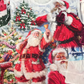 Christmas Santa Claus Is Coming To Town - Pajamas Short Sleeve - Owls Matrix LTD