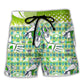 Golf Saved Me Funny Swing Lover - Beach Short