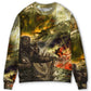 Viking Warrior Lightning Style – Sweater - Ugly Christmas Sweater