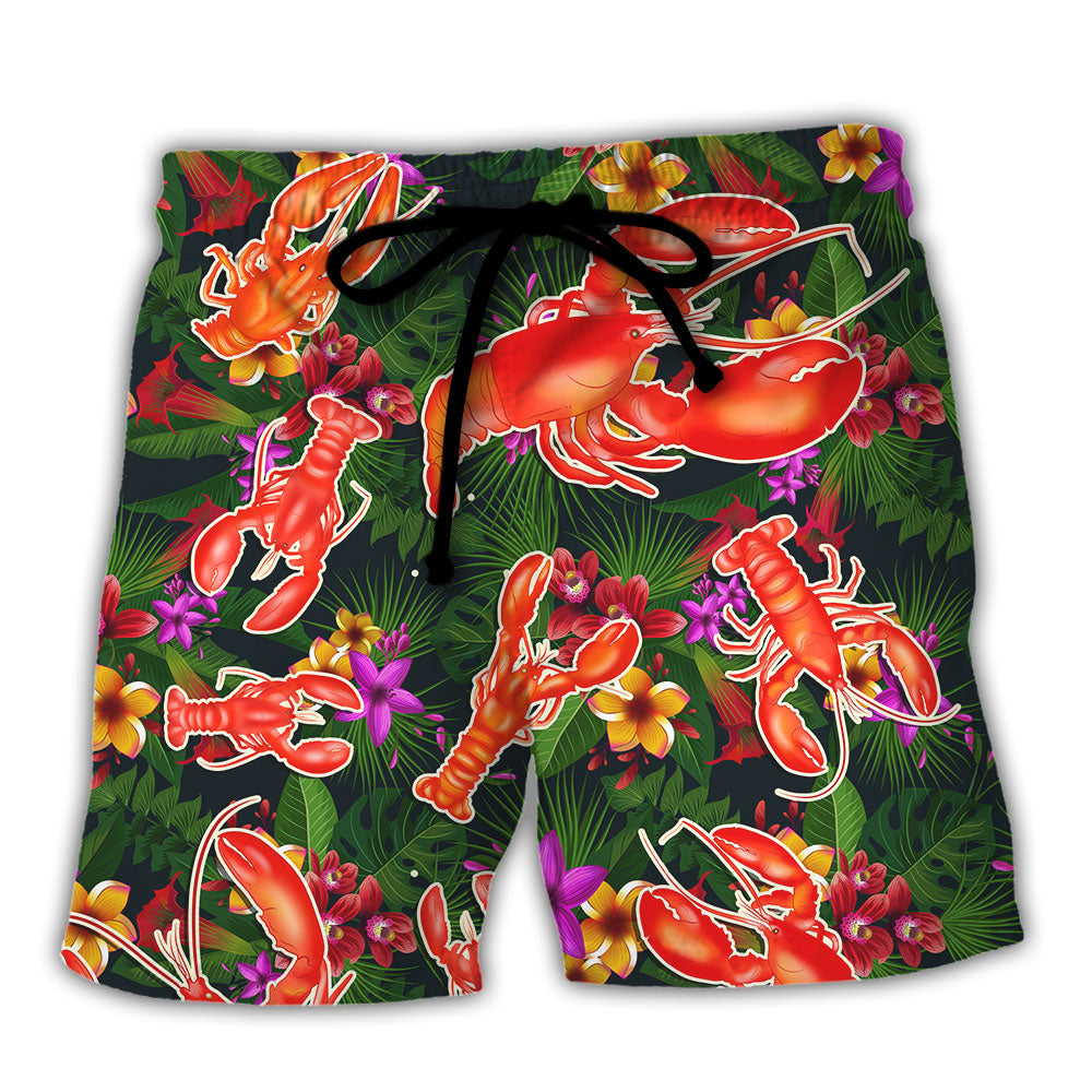 Lobster You’re My Lobster Funny Tropical Vibe – Beach Short