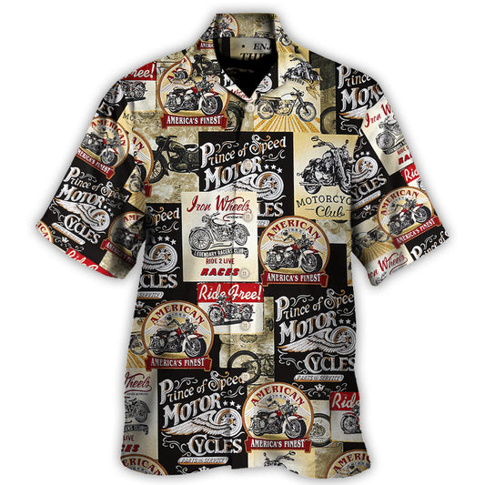 Motorcycle Timeless Treasures Vintage - Hawaiian Shirt
