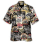 Motorcycle Timeless Treasures Vintage Motorcycles - Hawaiian Shirt