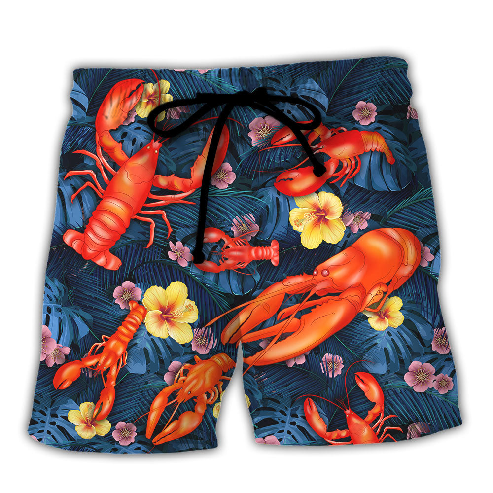 Lobster Take Me Home And Dip Me In Butter Tropical Style – Beach Short