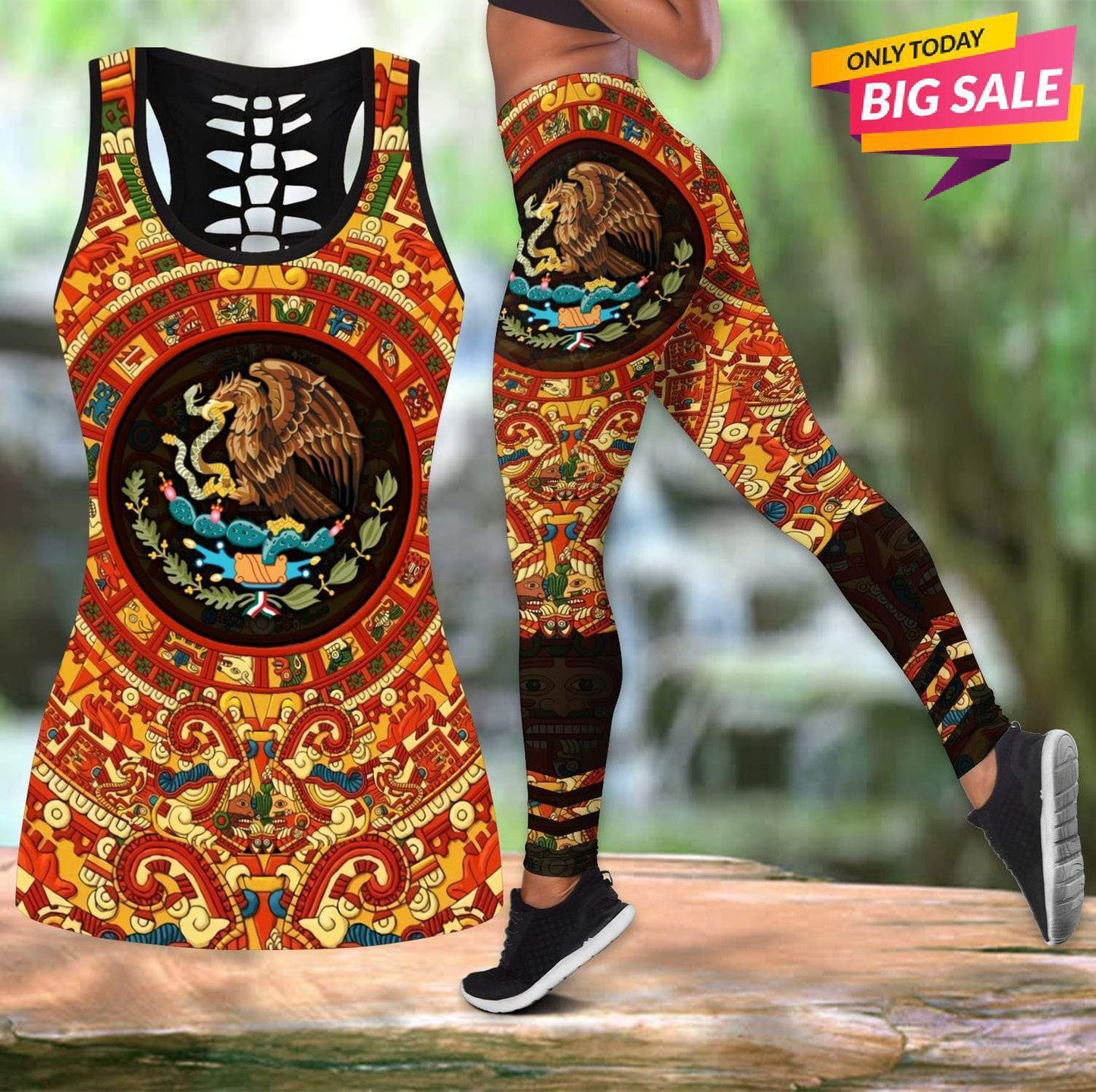 Mexican Aztec Warrior Pride – Hollow Tank Top