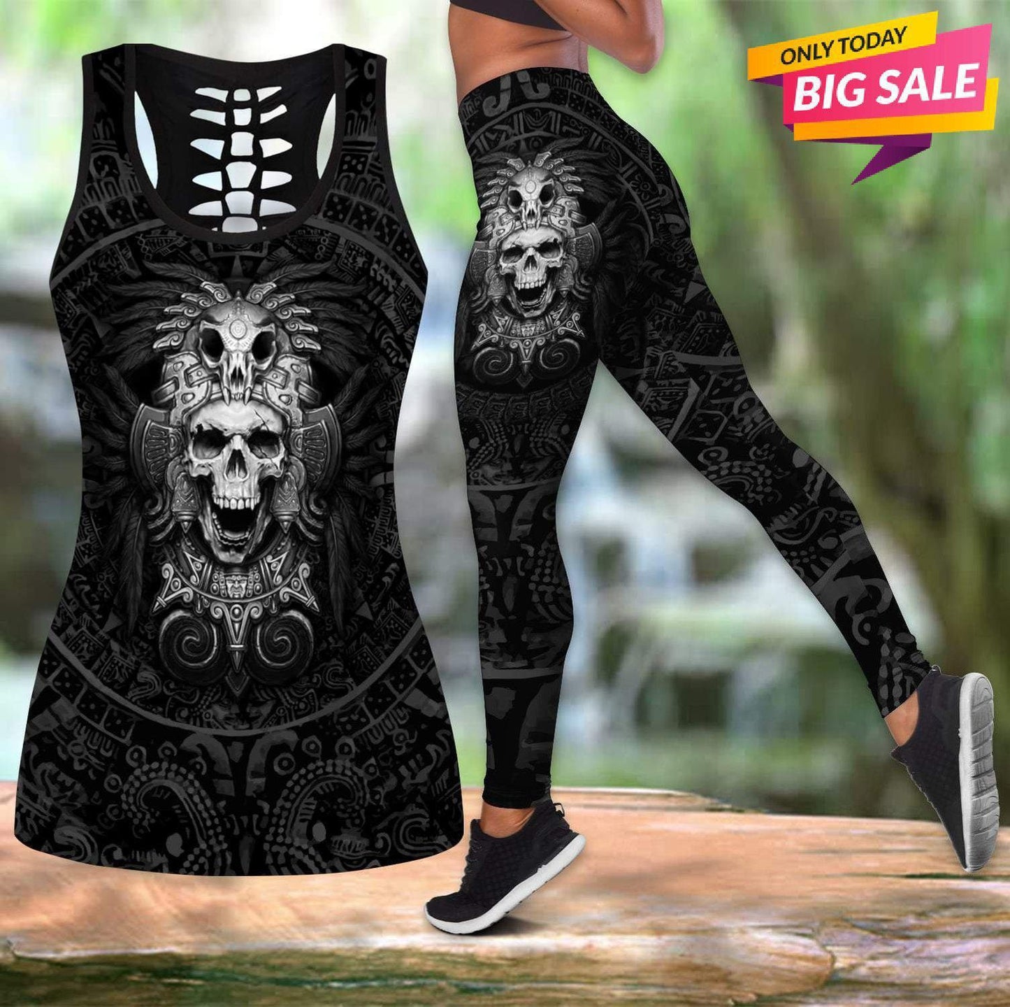 Mexican Aztec Warrior Heritage – Hollow Tank Top