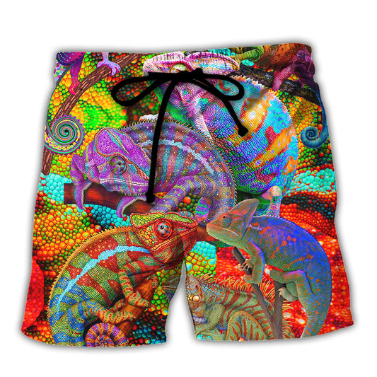 Chameleon Animal Funny Lover Style – Beach Short