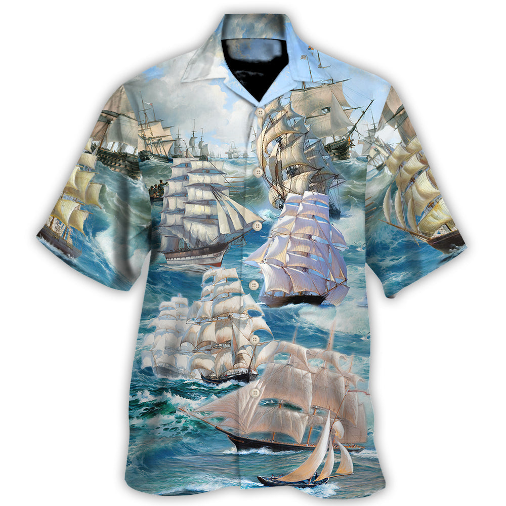 Sailing The Wind And The Waves Are Always On The Side Of The Ablest Navigator - Hawaiian Shirt